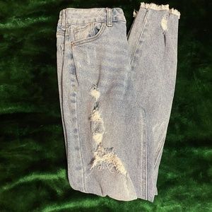 Tinseltown Distressed Blue Jeans